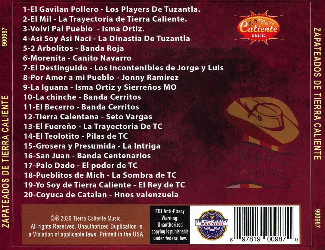 Zapateados de Tierra Calientes cover art