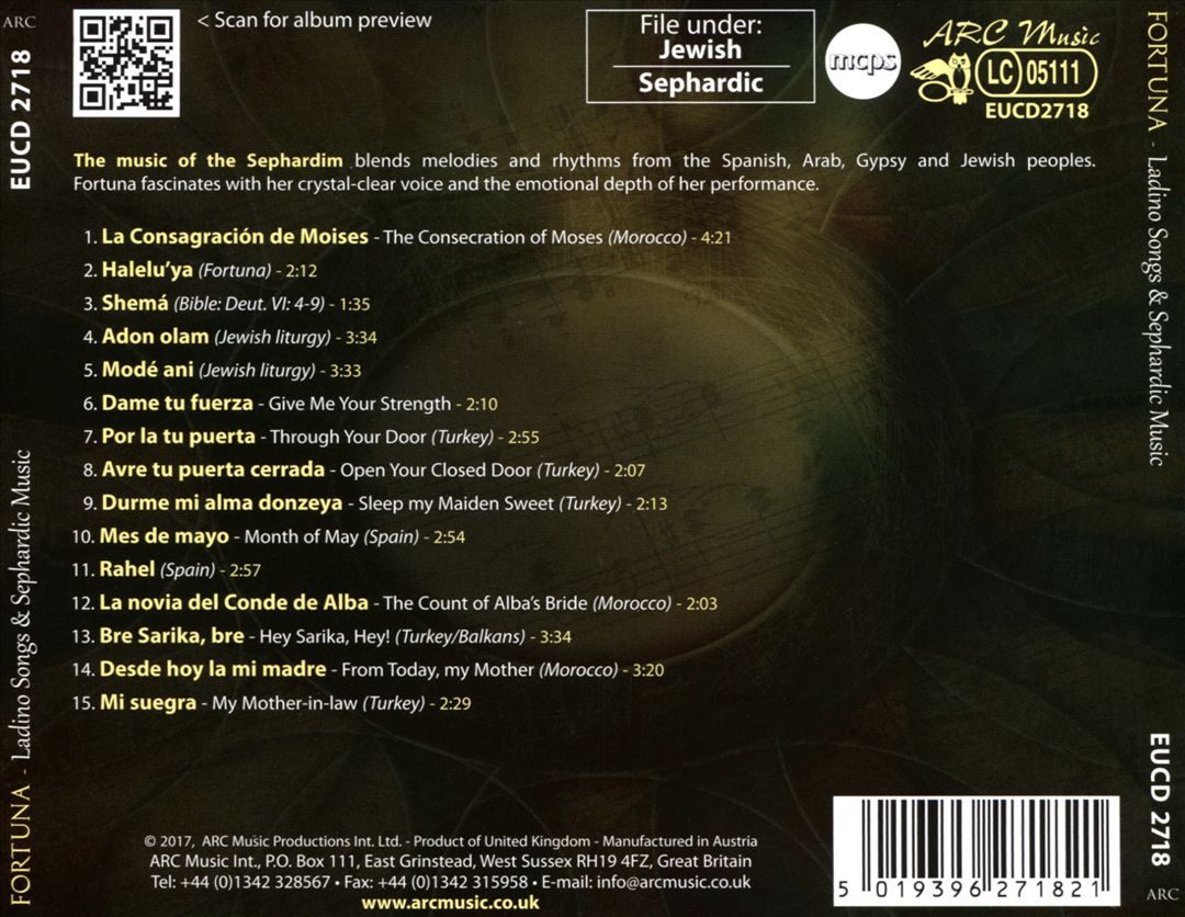 Ladino Songs and Sephardic Music cover art