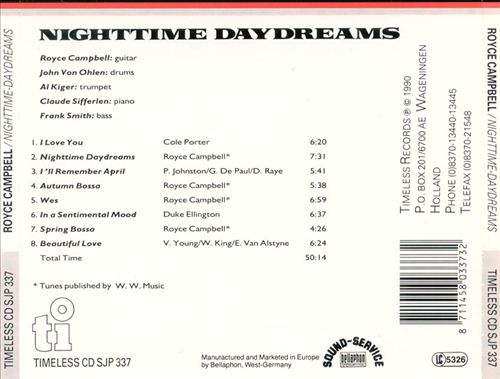 Nighttime Daydreams cover art