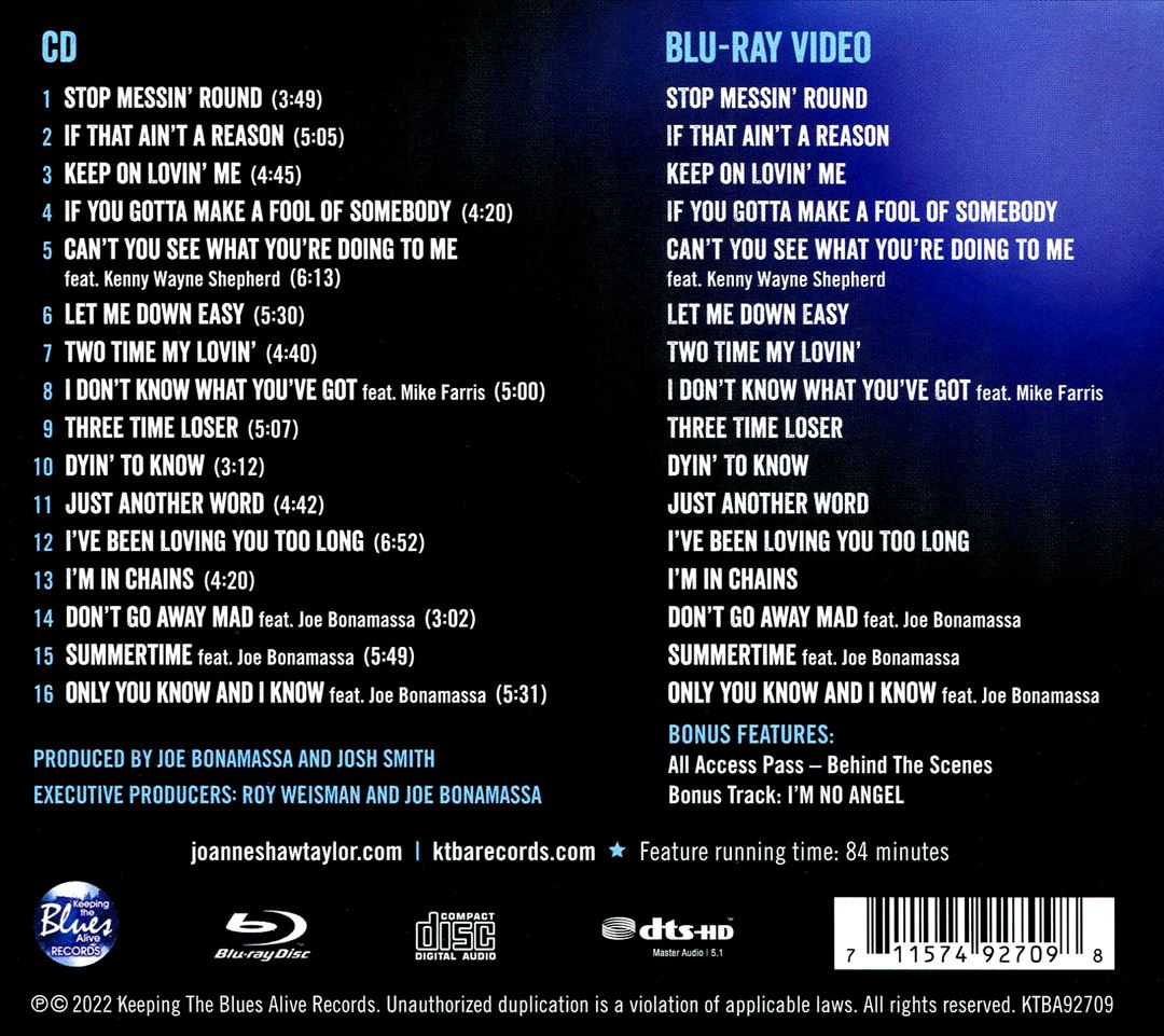 Blues from the Heart Live cover art