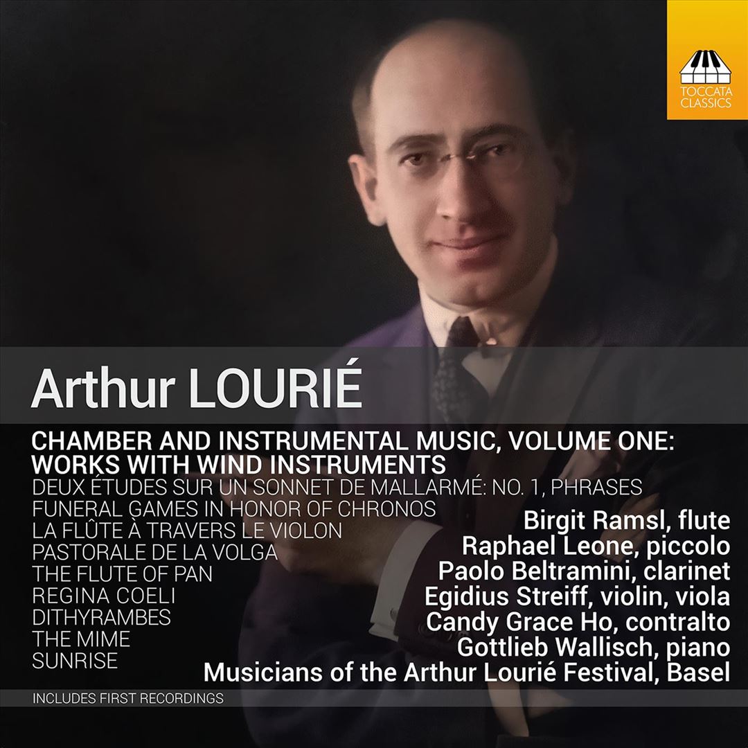 Arthur Lourié: Chamber and Instrumental Music, Vol. 1 - Works with Wind Instruments cover art