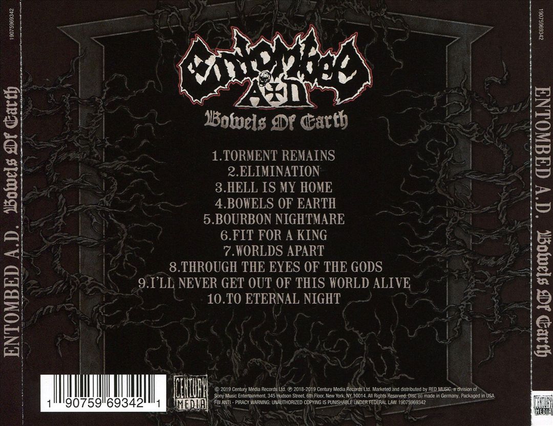 Bowels of Earth cover art
