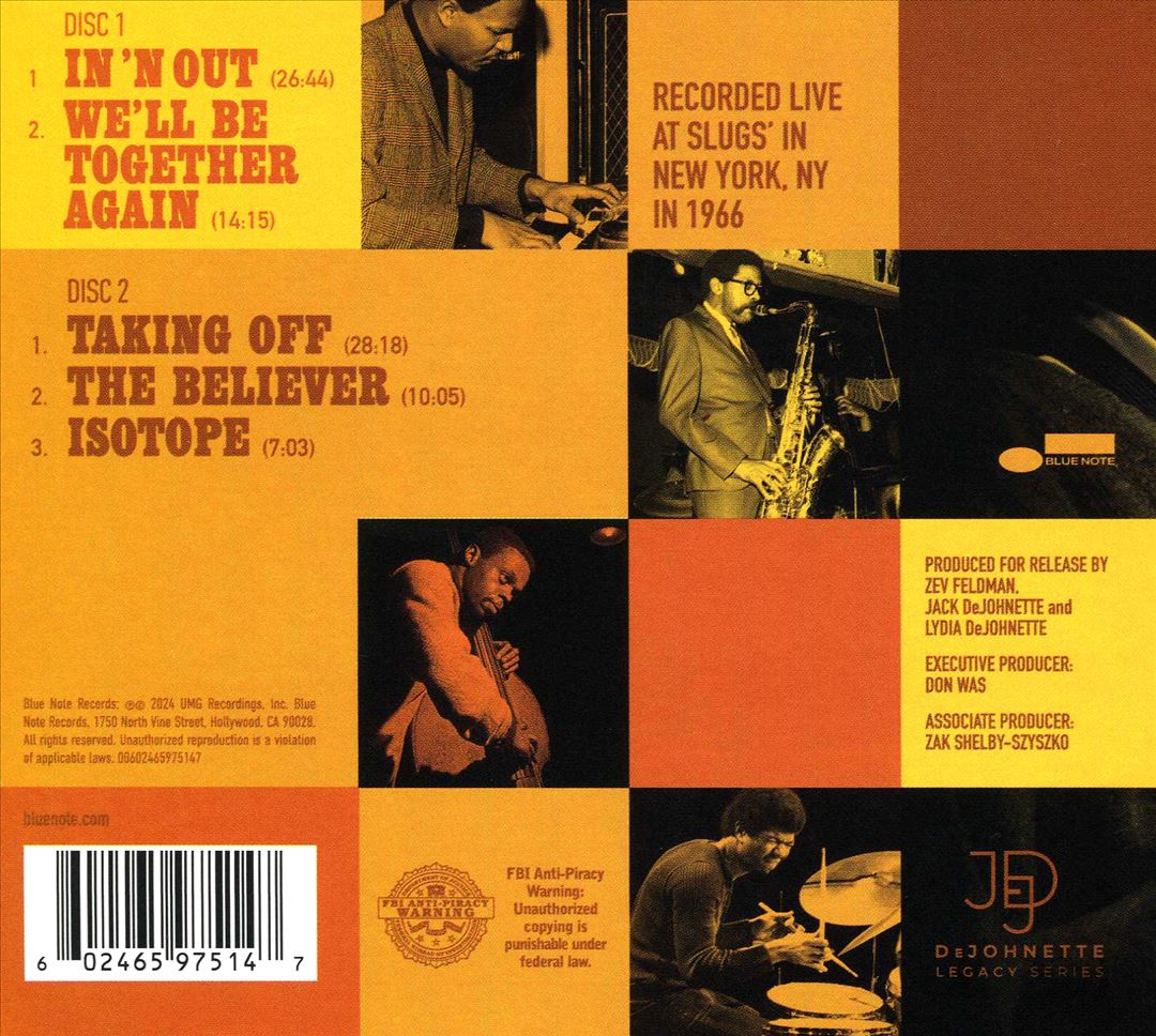 Forces of Nature: Live At Slugs' cover art