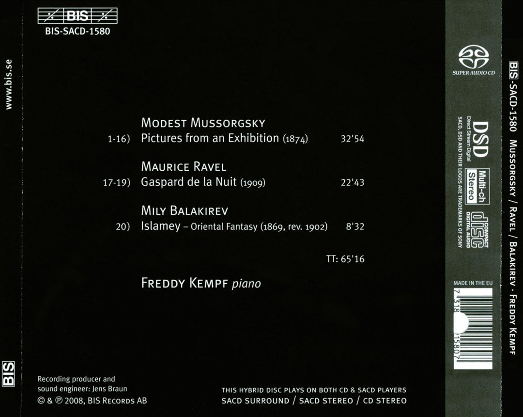 Freddy Kempf Plays Balakirev, Ravel & Mussorgsky cover art