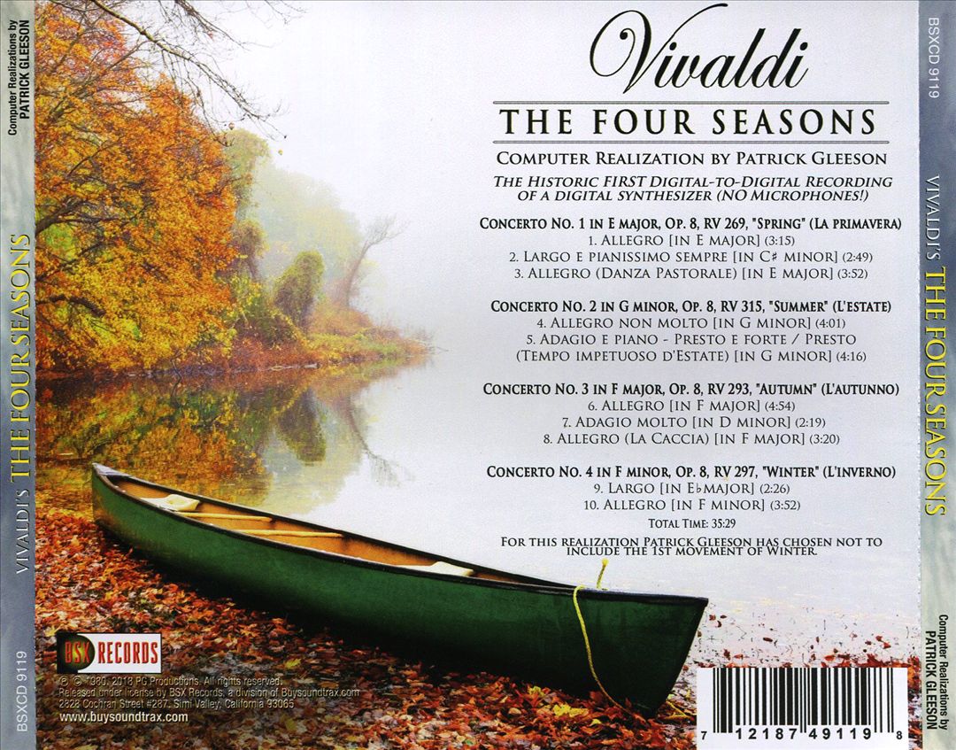 Vivaldi: The Four Seasons cover art