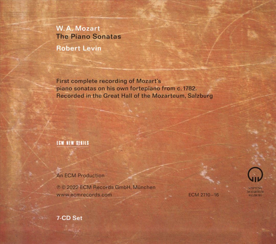 Mozart: The Piano Sonatas on Mozart's Fortepiano cover art