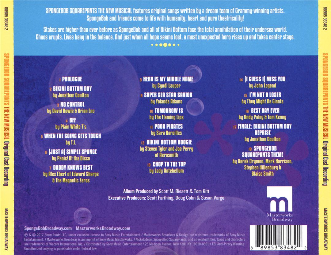 SpongeBob SquarePants: The New Musical cover art