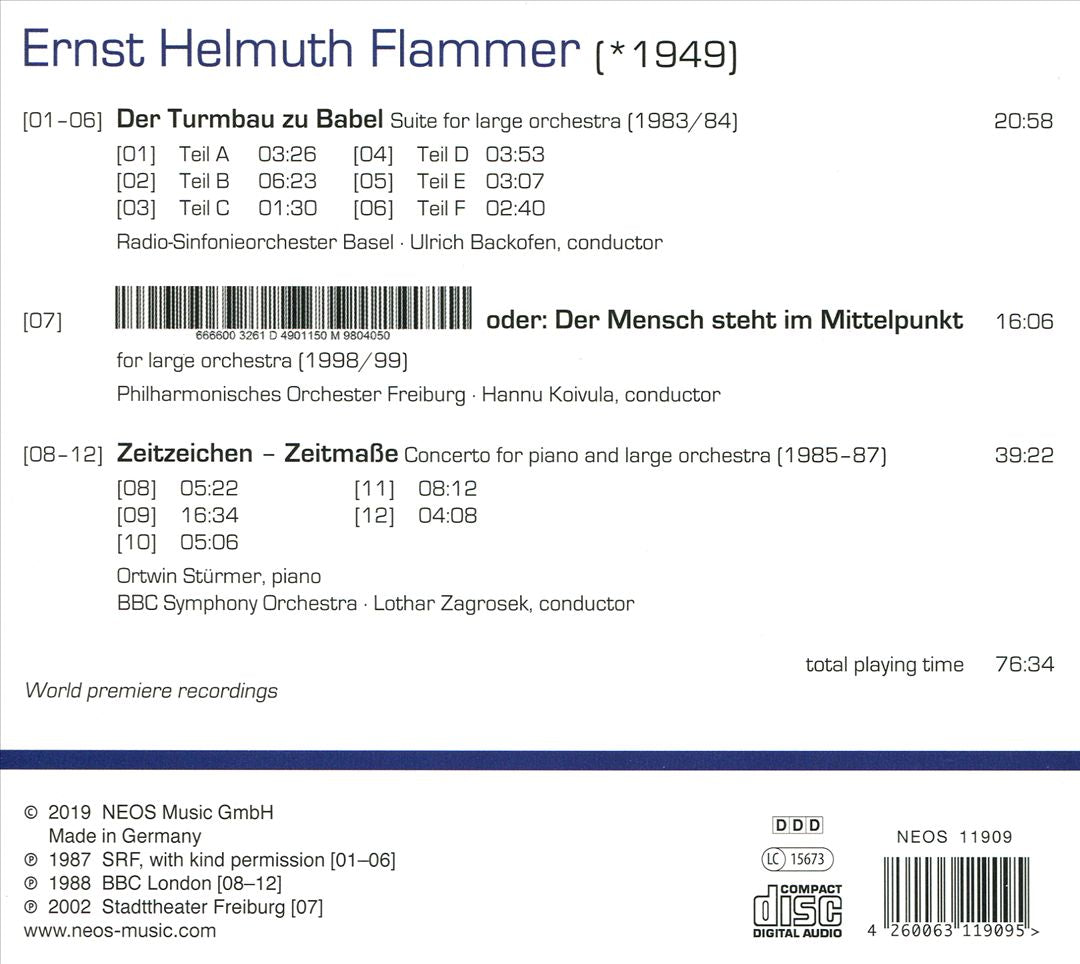 Ernst Helmuth Flammer: Orchestral Works, Vol. 2 cover art