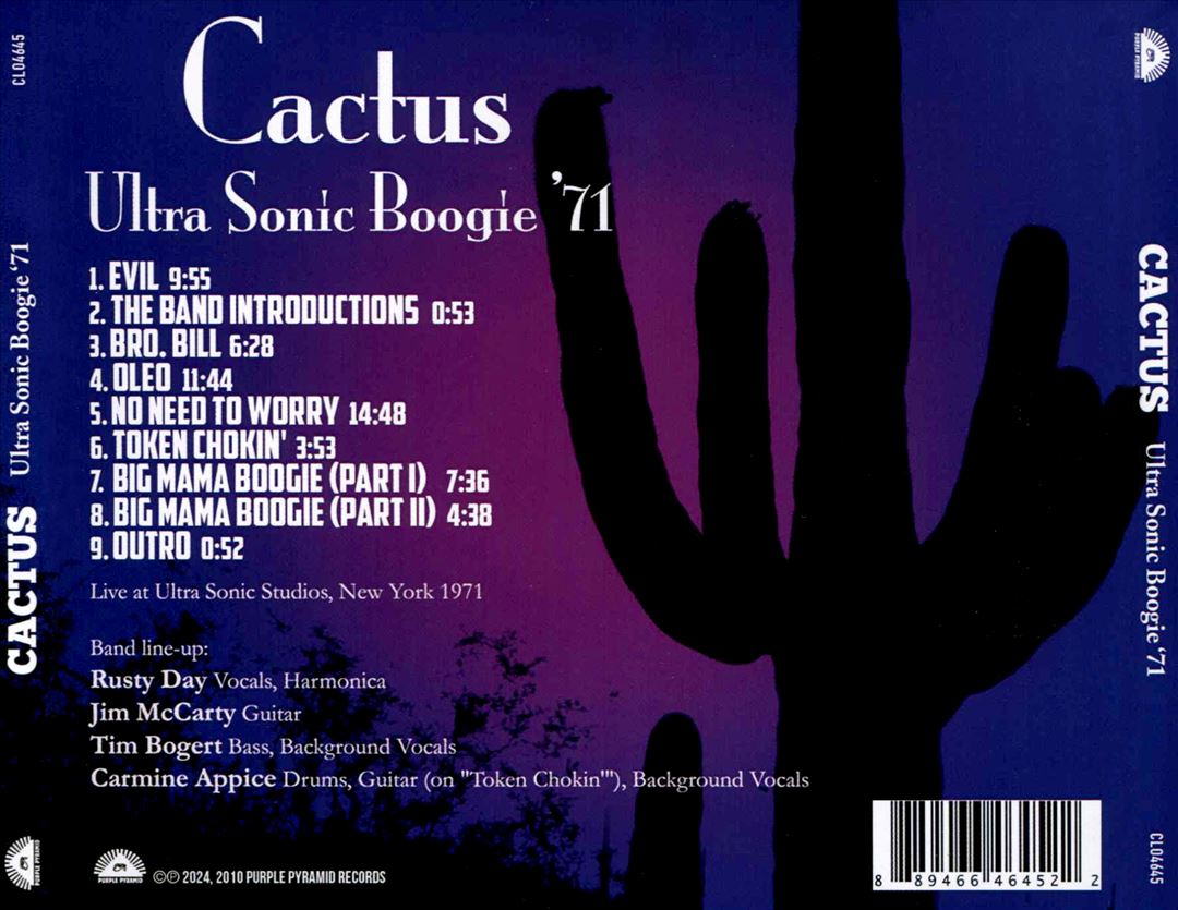 Ultra Sonic Boogie: Live 1971 cover art