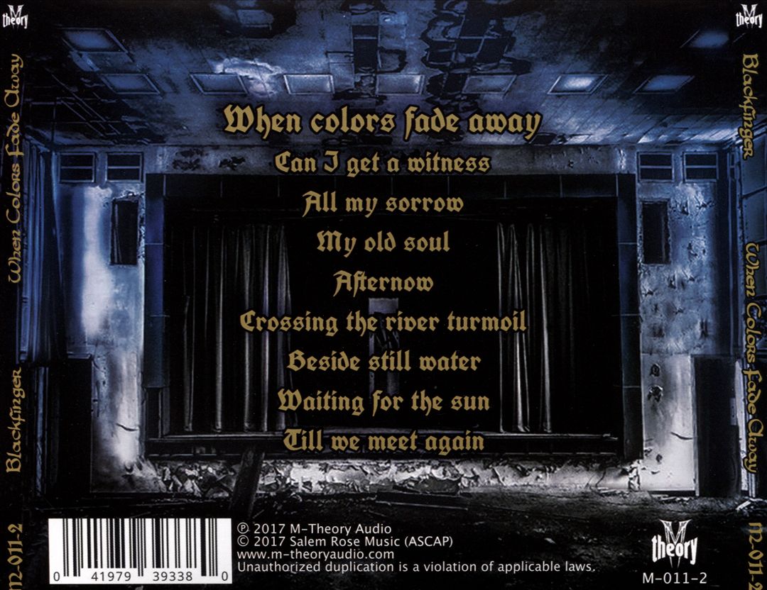 When Colors Fade Away cover art