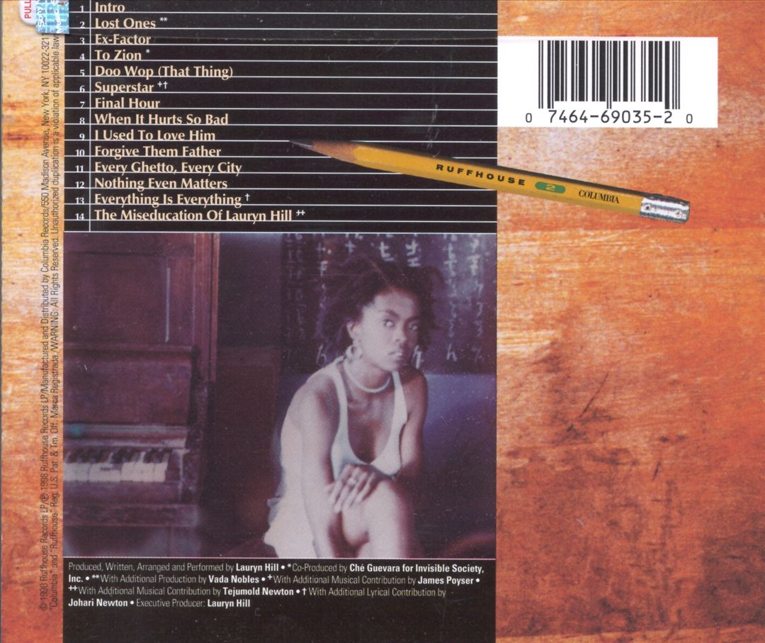 Miseducation of Lauryn Hill cover art