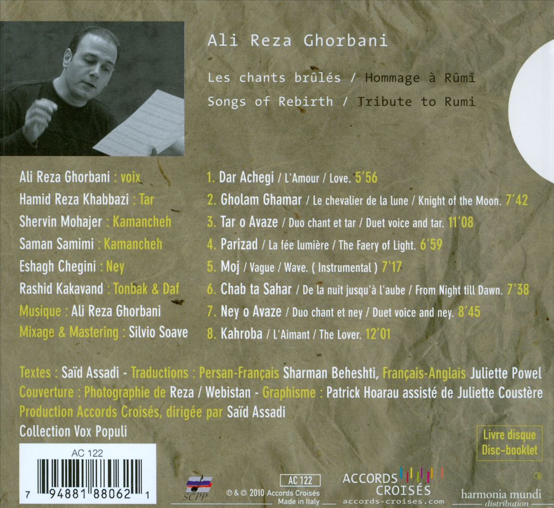 Songs of Rebirth: a Tribute To Rumi cover art