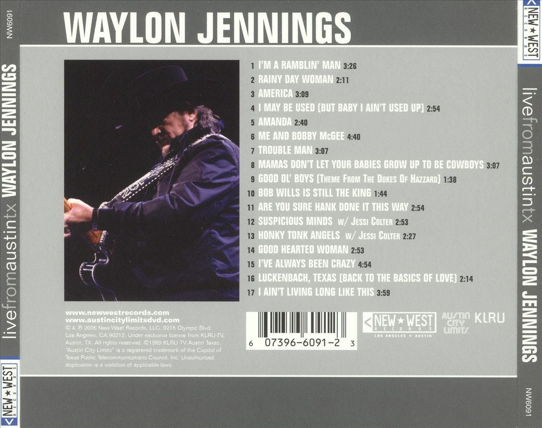 Live from Austin TX, 1989 cover art