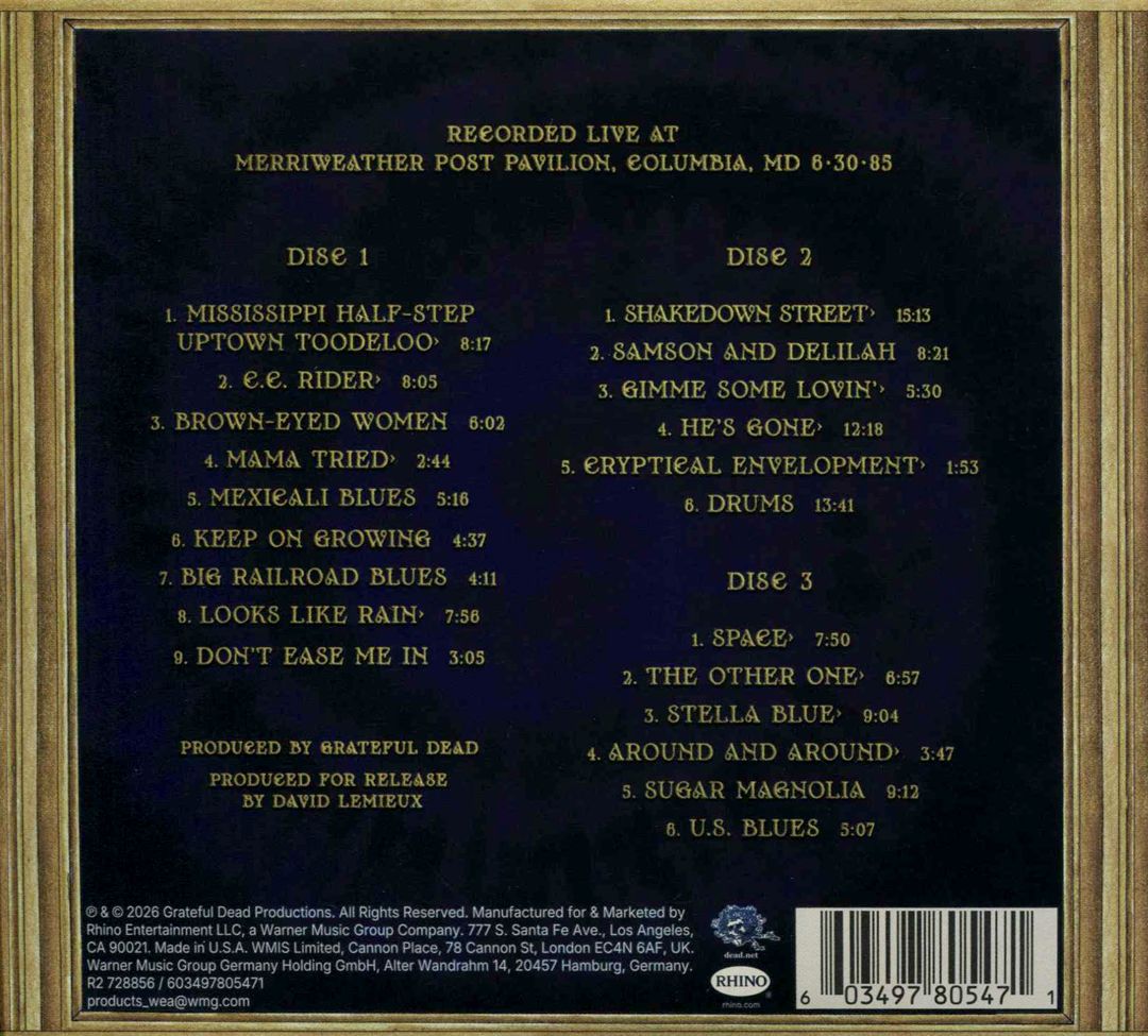 Merriweather Post Pavilion, Co cover art