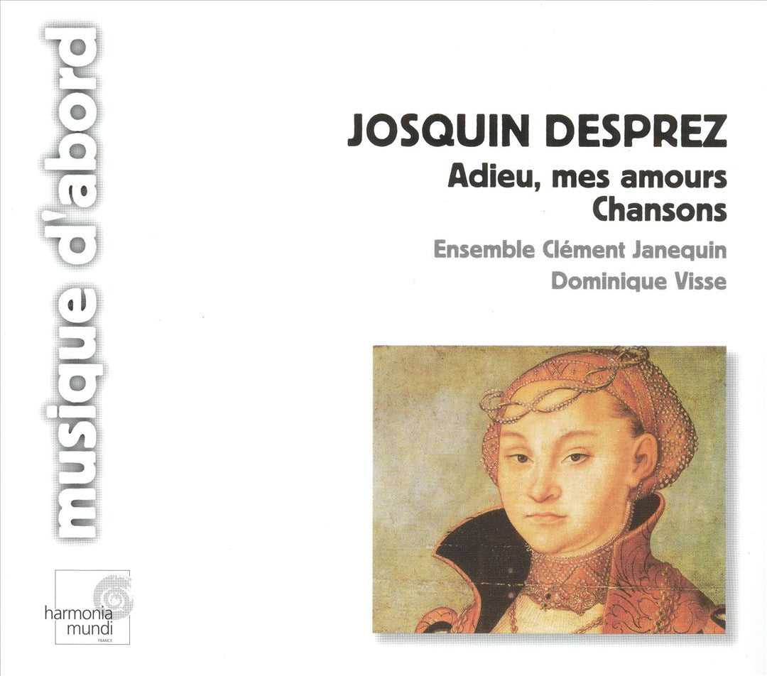 Josquin Desprez: Adieu, mes amours; Chansons cover art