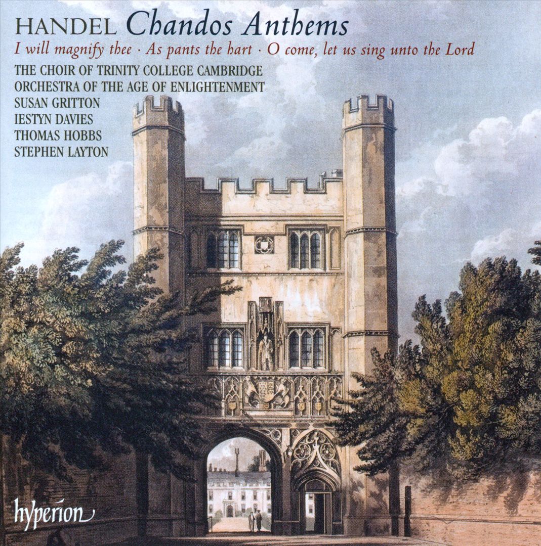 Handel: Chandos Anthems cover art
