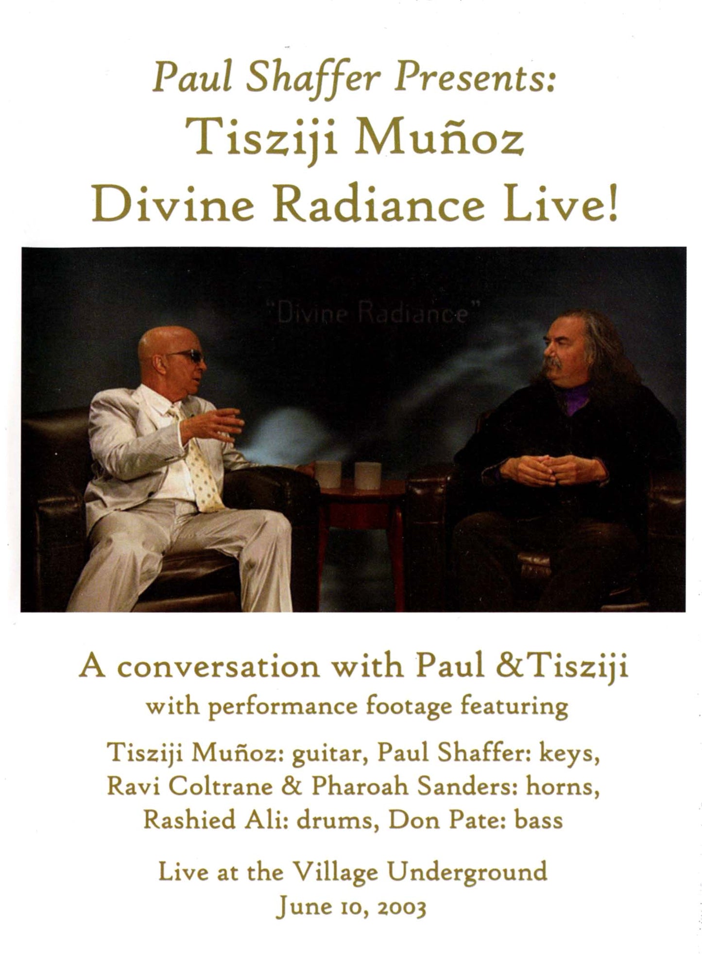 Paul Shaffer Presents: Tisziji Divine Radiance cover art