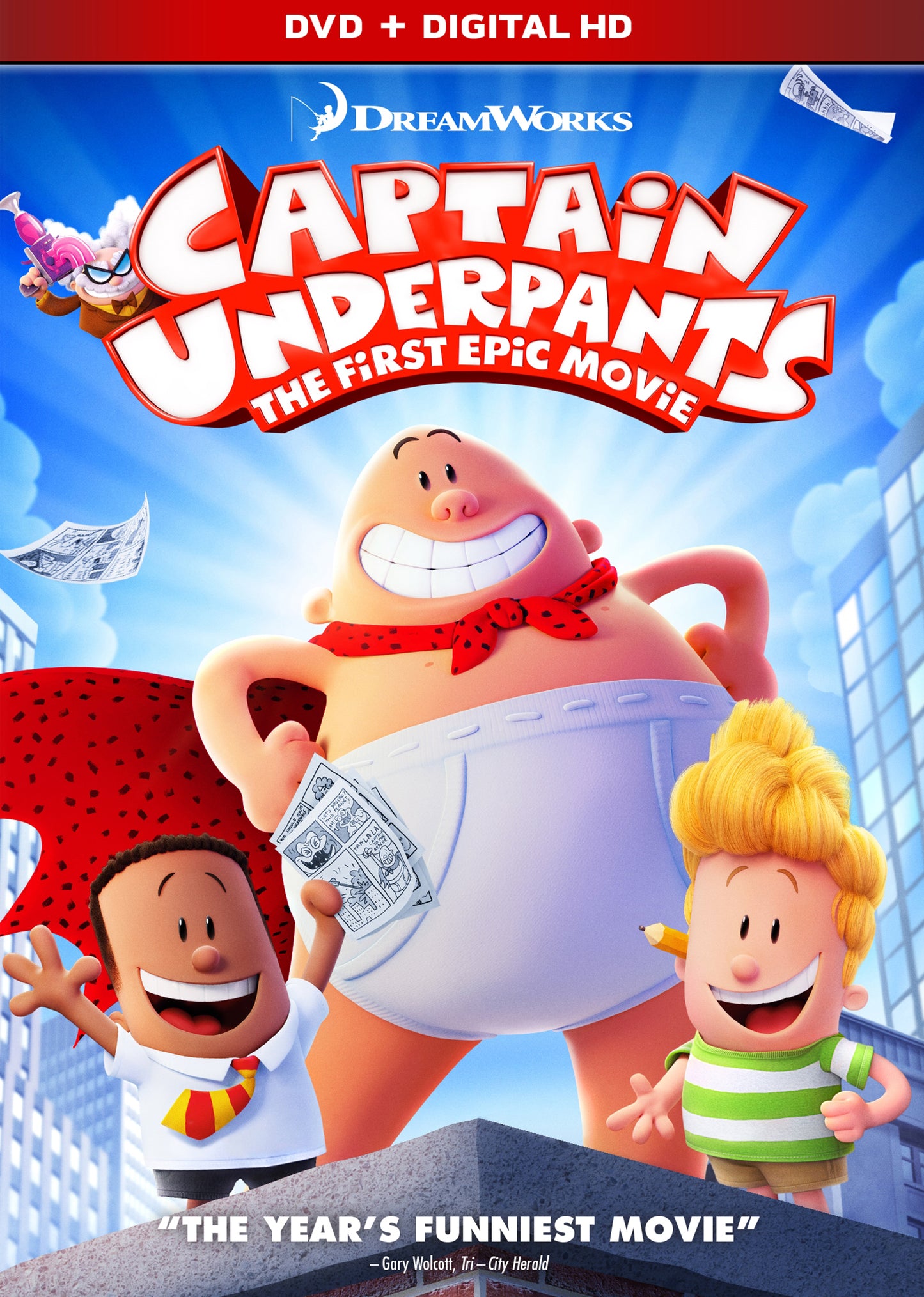 Captain Underpants: The First Epic Movie cover art