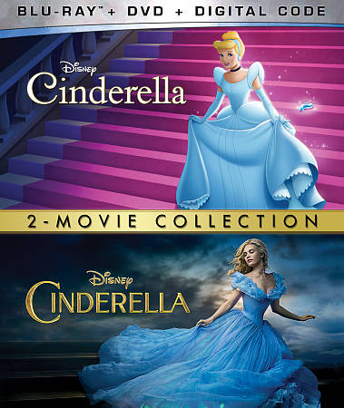 Cinderella (Animated)/Cinderella (Live Action) 2-Movie Collection cover art