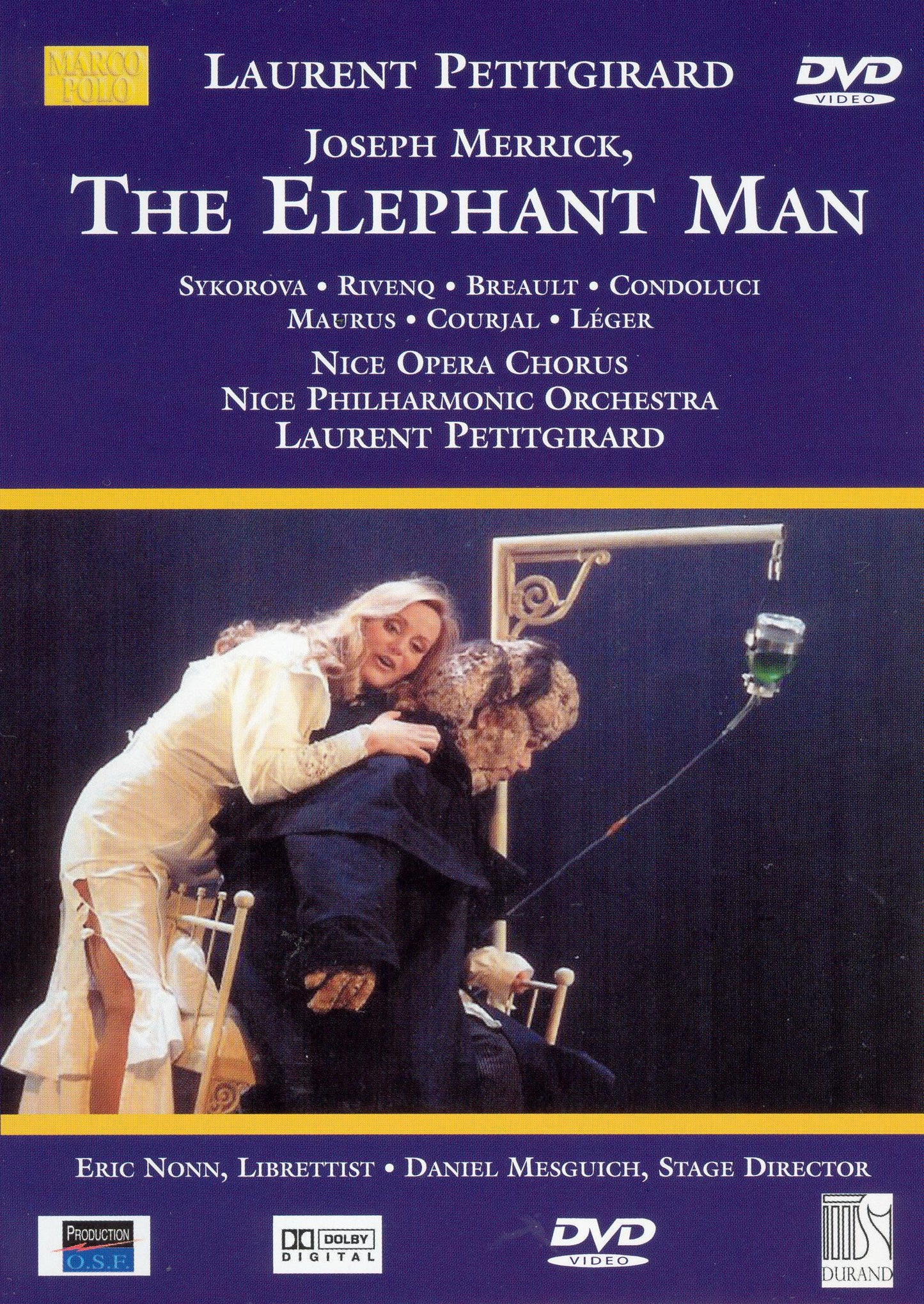 Laurent Petitgirard - Joseph Merrik, The Elephant Man cover art