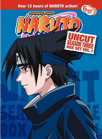 Naruto Uncut Box Set: Season Three, Vol. 1 cover art
