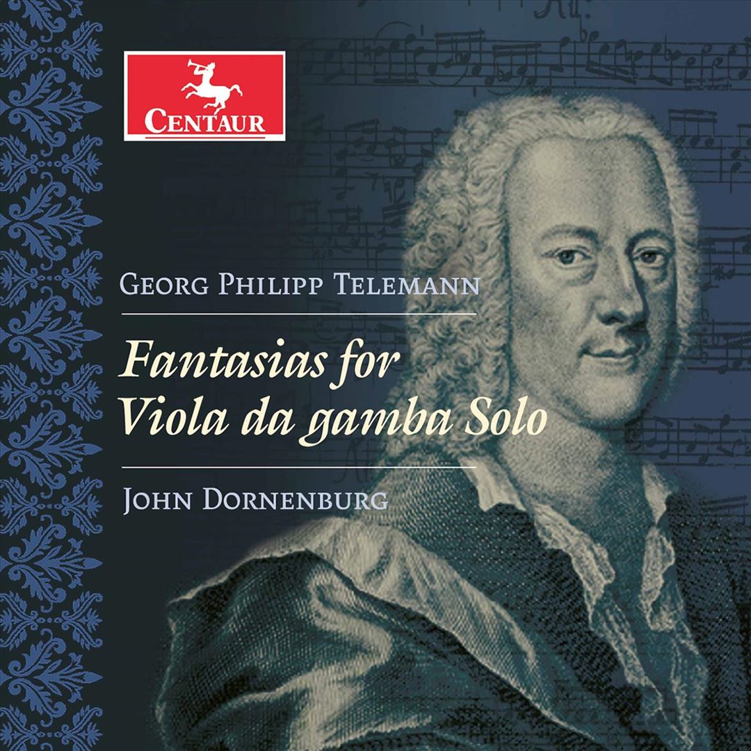 Georg Philipp Telemann: Fantasias for Viola da Gamba solo cover art