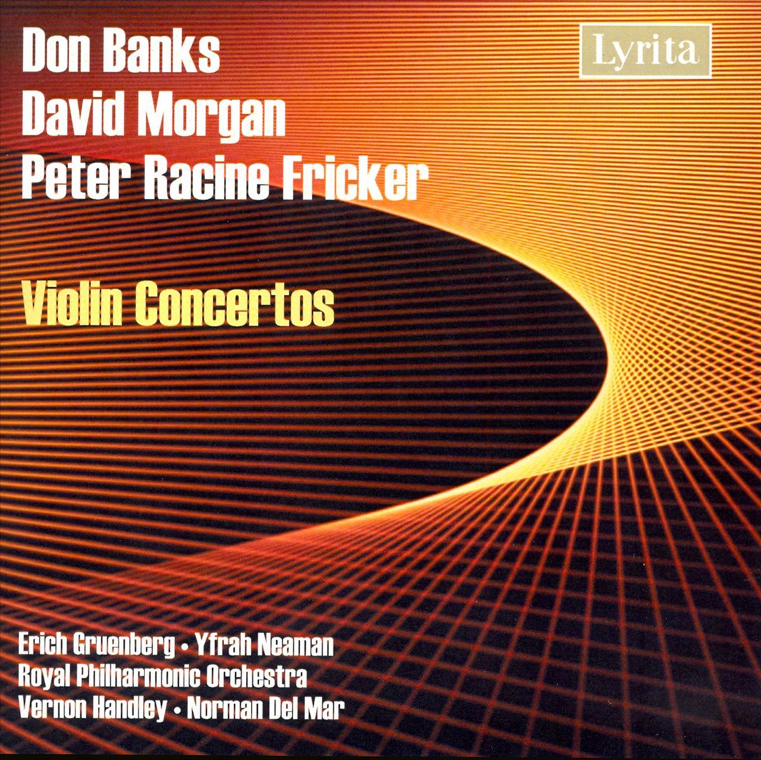 Don Banks, David Morgan, Peter Racine Fricker: Violin Concertos cover art