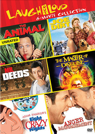 Anger Management/Eight Crazy Nights/The Animal/Joe Dirt/The Master of Disguise/Mr. Deeds cover art