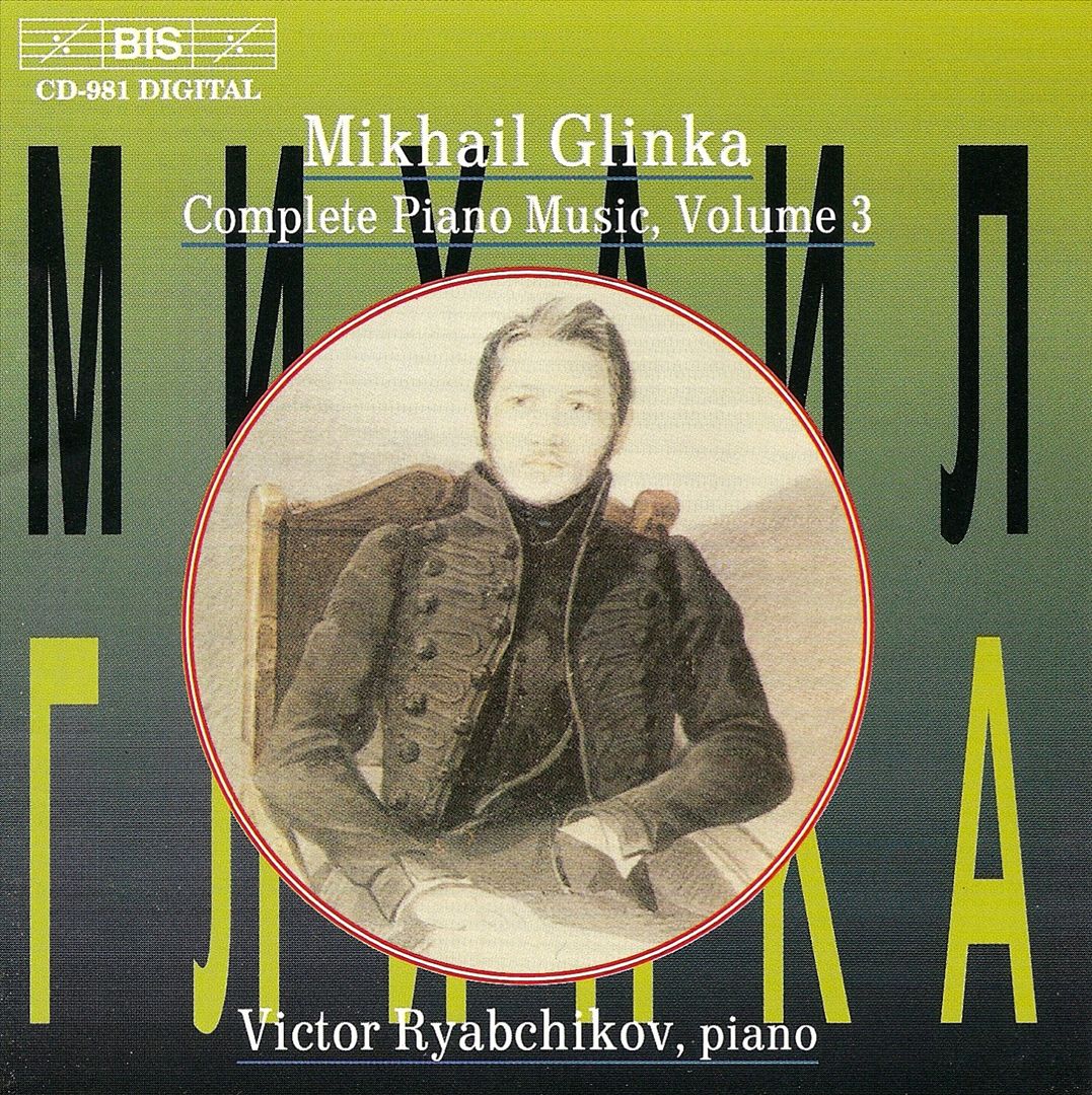 Mikhail Glinka: Complete Piano Music, Vol. 3 cover art