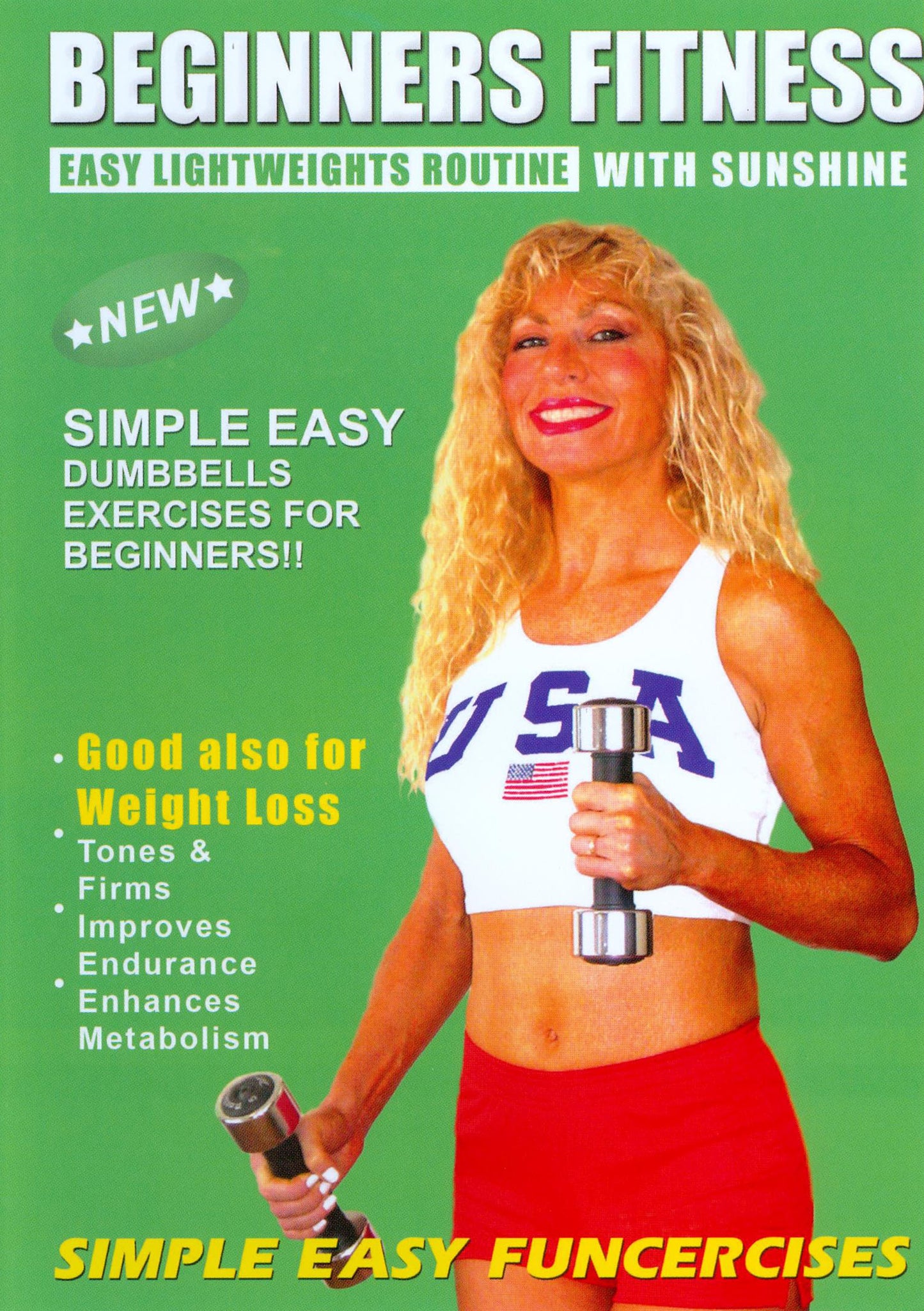 Fun Beginners: Easy Weight Loss Exercises with Sunshine cover art