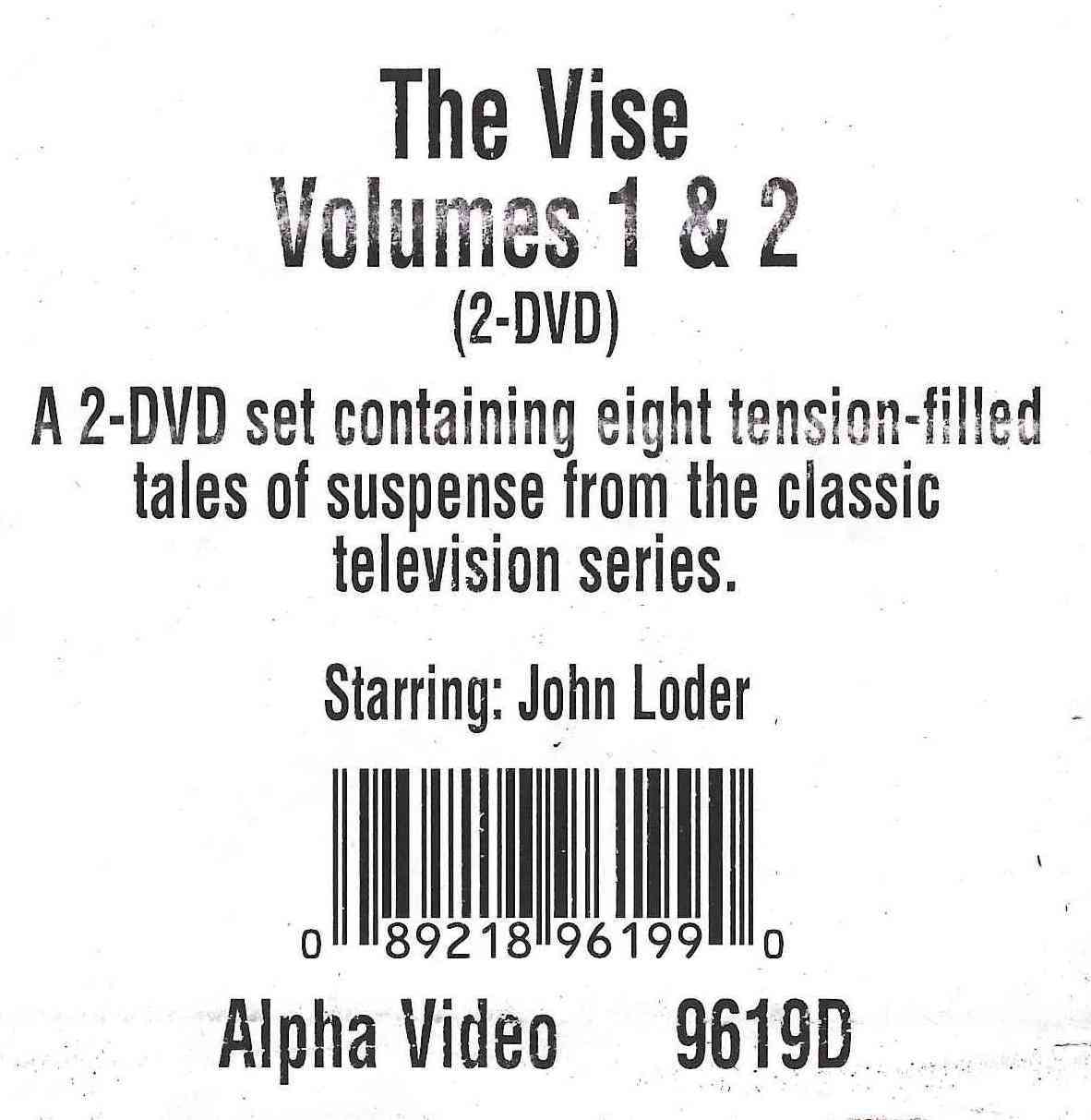 Vise, Vol. 1 & 2 cover art