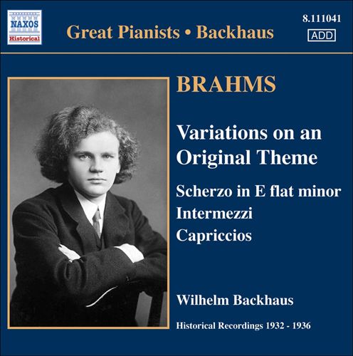 Brahms: Solo Piano Works cover art