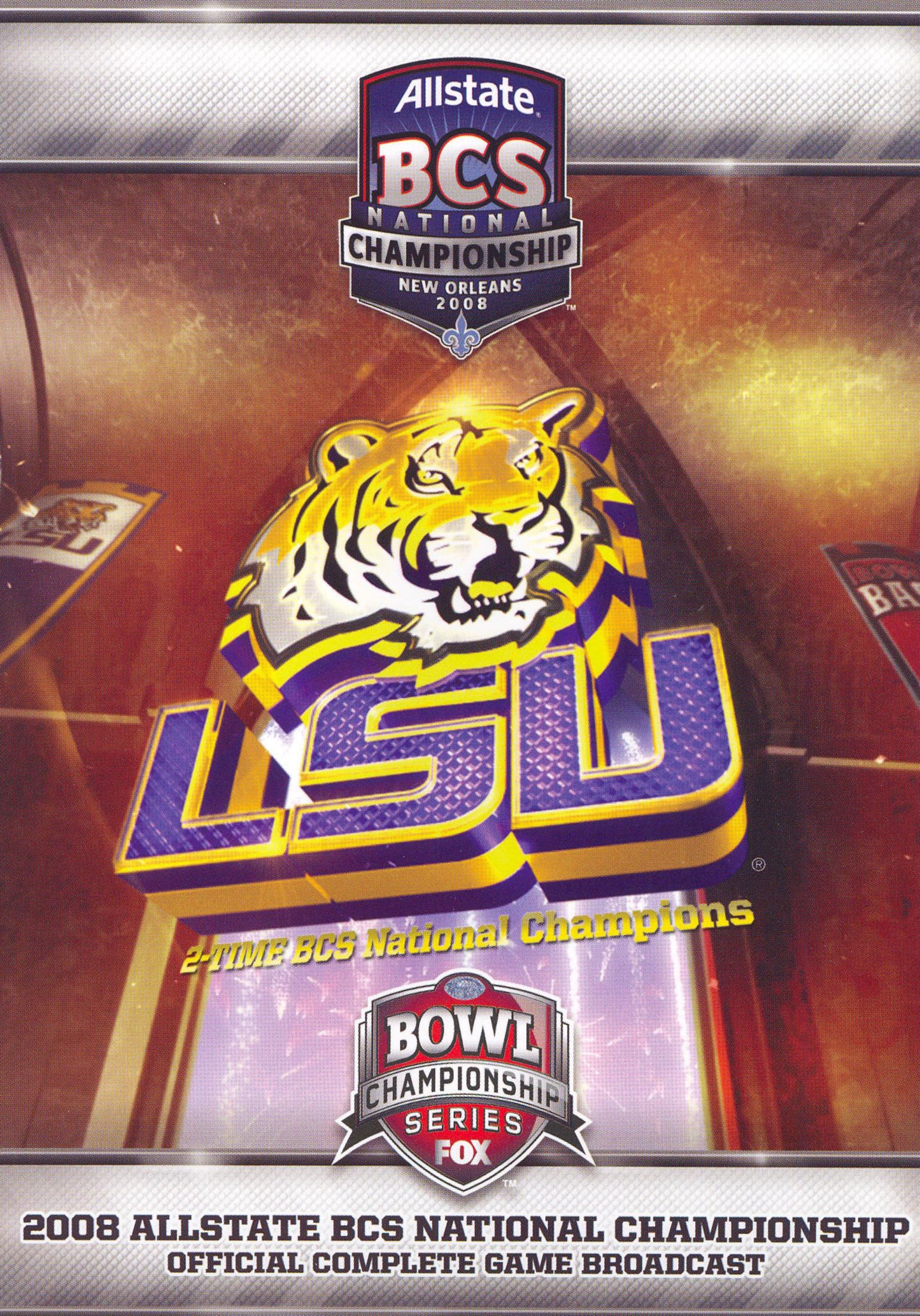 2008 BCS National Championship cover art