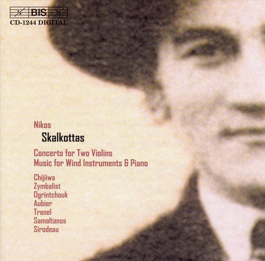 Skalkottas: Concerto for Two Violins; Music for Wind Instruments & Piano cover art
