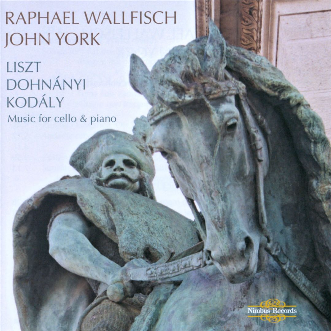 Liszt, Dohnányi, Kodály: Works for Cello & Piano cover art