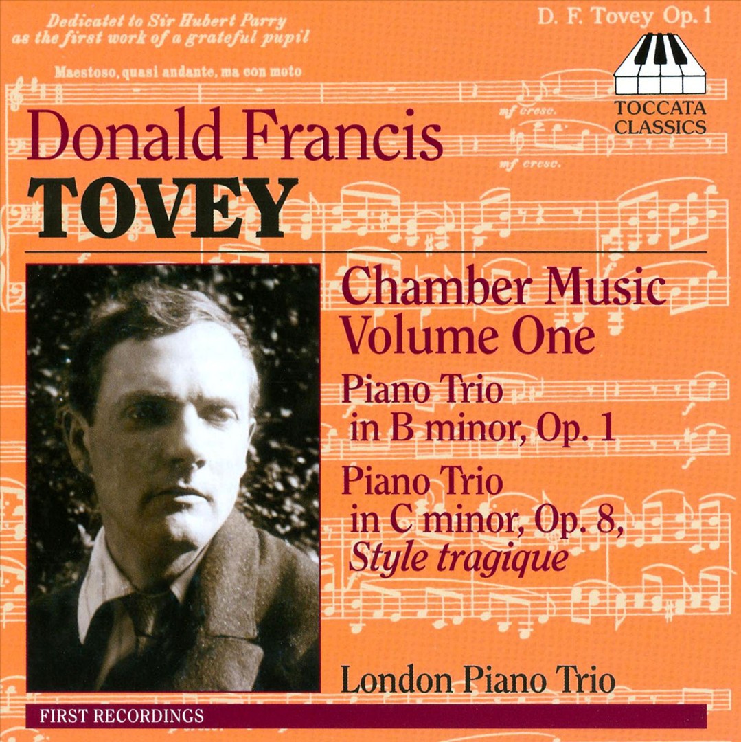 Donald Francis Tovey: Chamber Music, Vol. 1 cover art