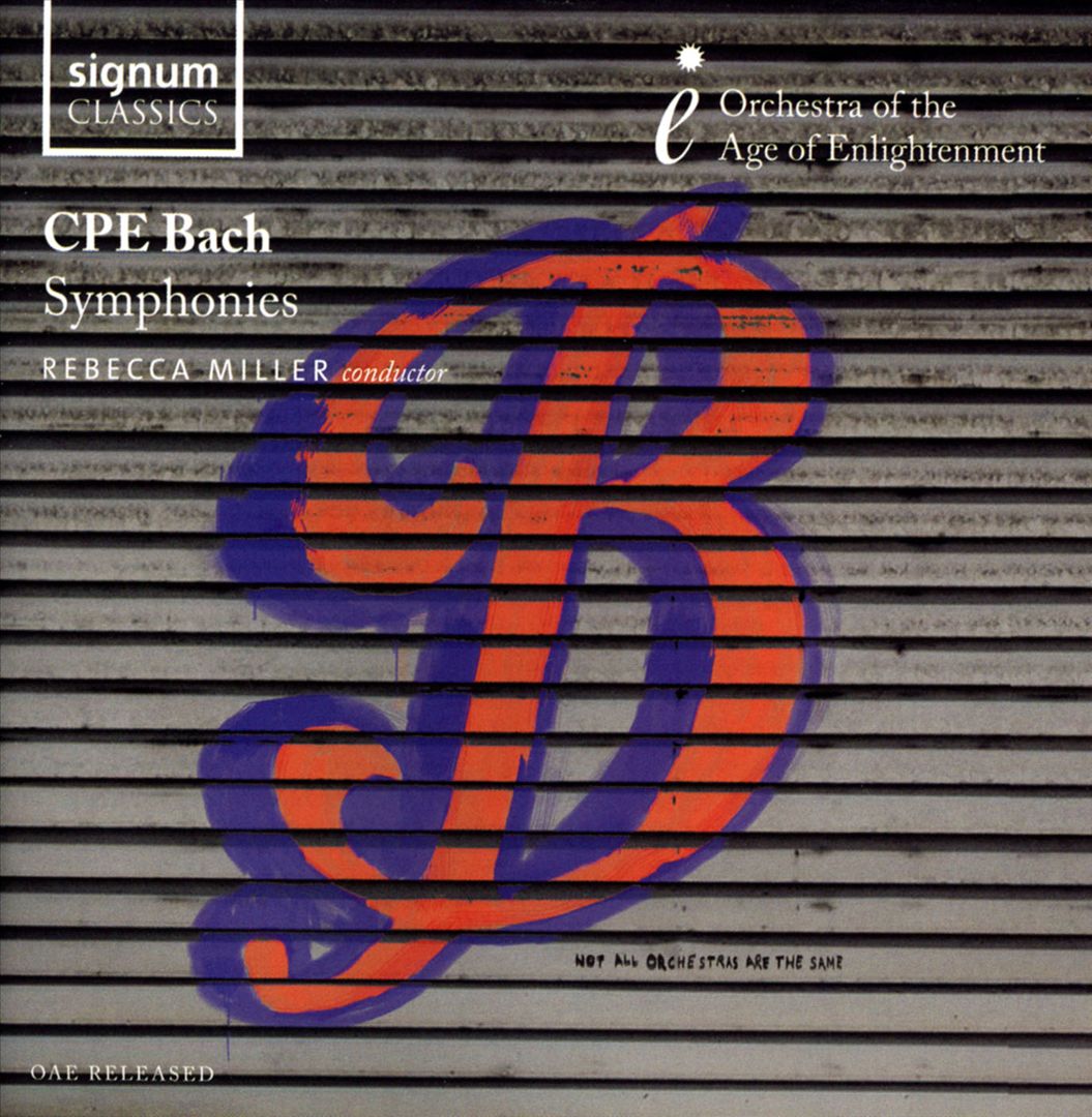 CPE Bach: Symphonies cover art