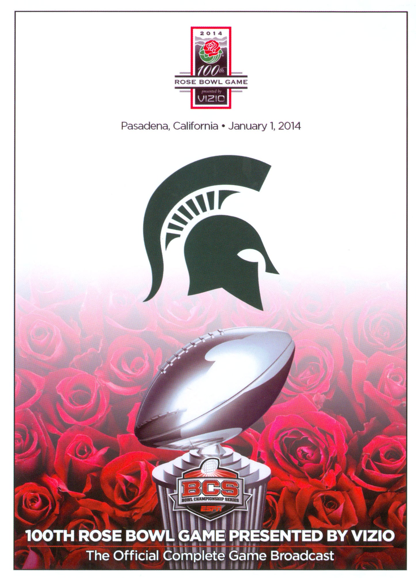 2014 Rose Bowl Game cover art