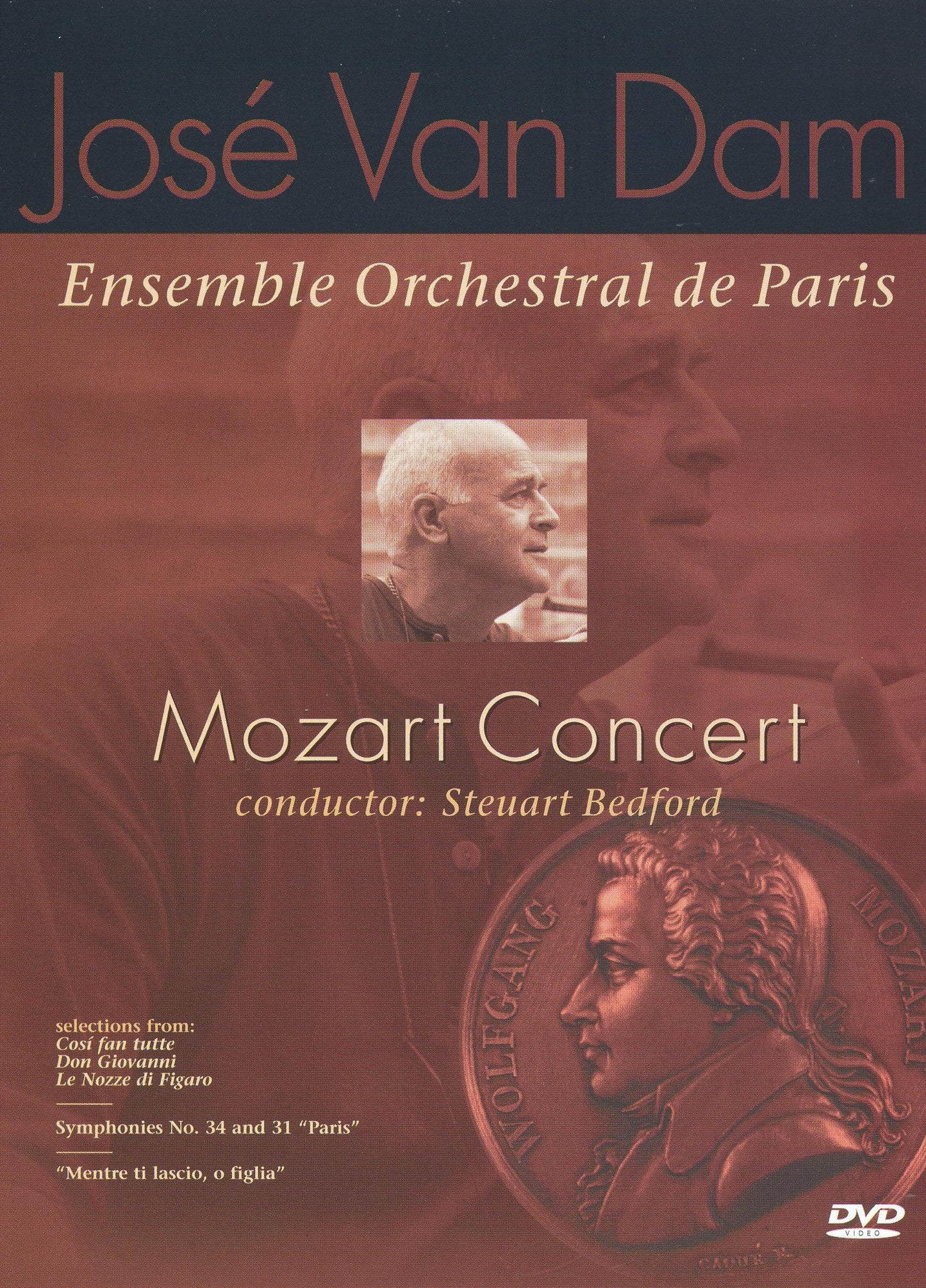 Jose Van Dam, Ensemble Orchestral de Paris: Mozart Concert cover art