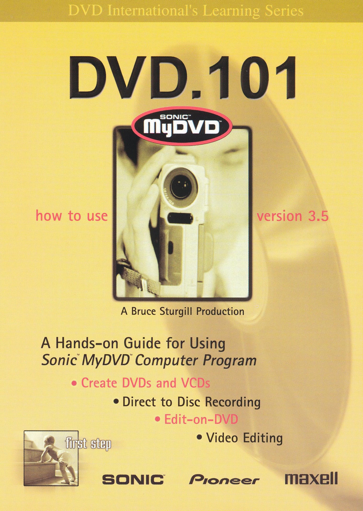 DVD 101: How to Use Sonic MyDVD Version 3.5 cover art