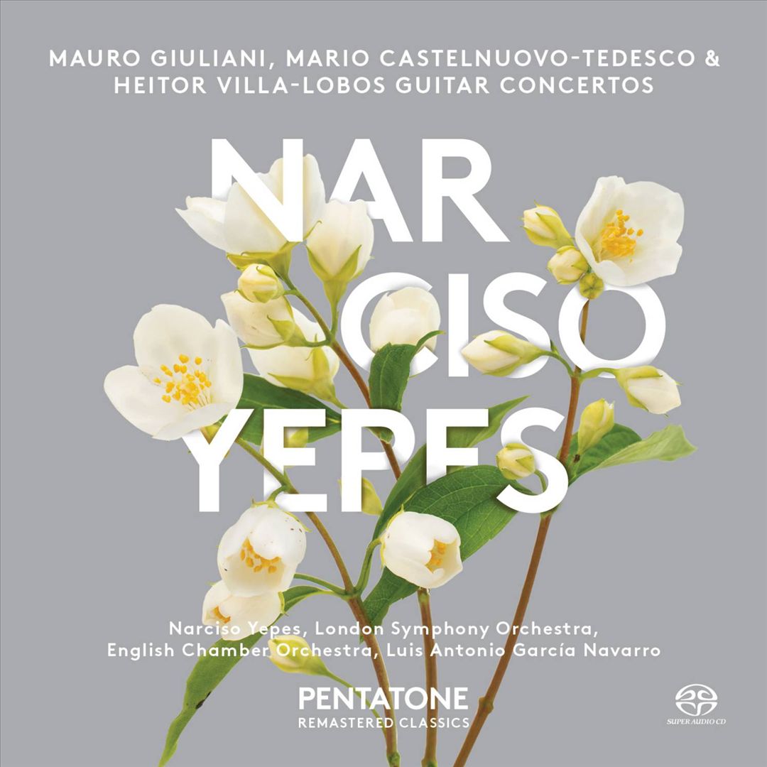 Mauro Giuliani, Mario Castelnuovo-Tedesco, Heitor Villa-Lobos: Guitar Concertos cover art
