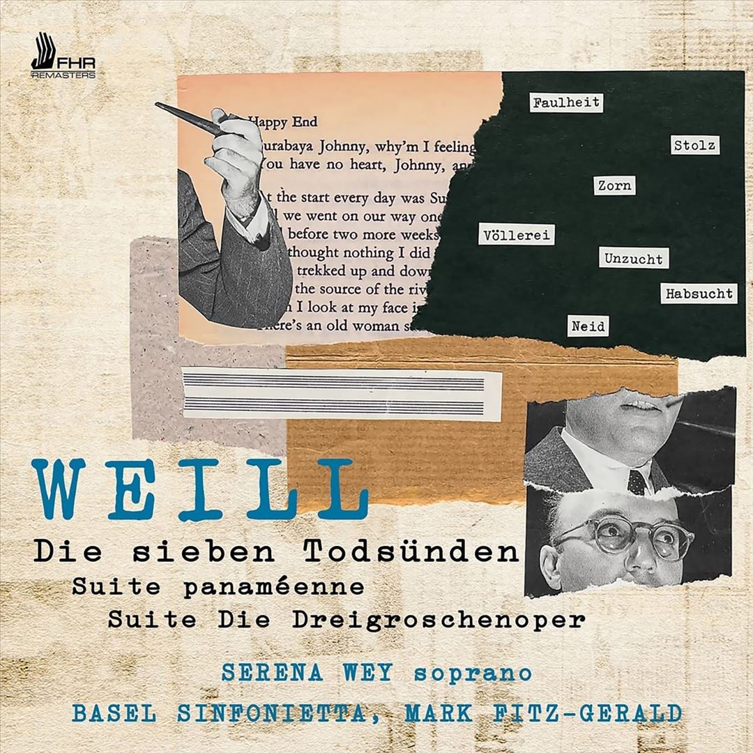 Weill: Die sieben Todsünden; Suite panaméenne; Suite Die Dreigroschenoper cover art