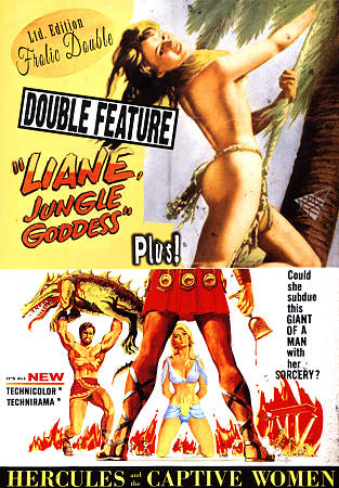 Liane, Jungle Goddess/Hercules and the Captive Women cover art