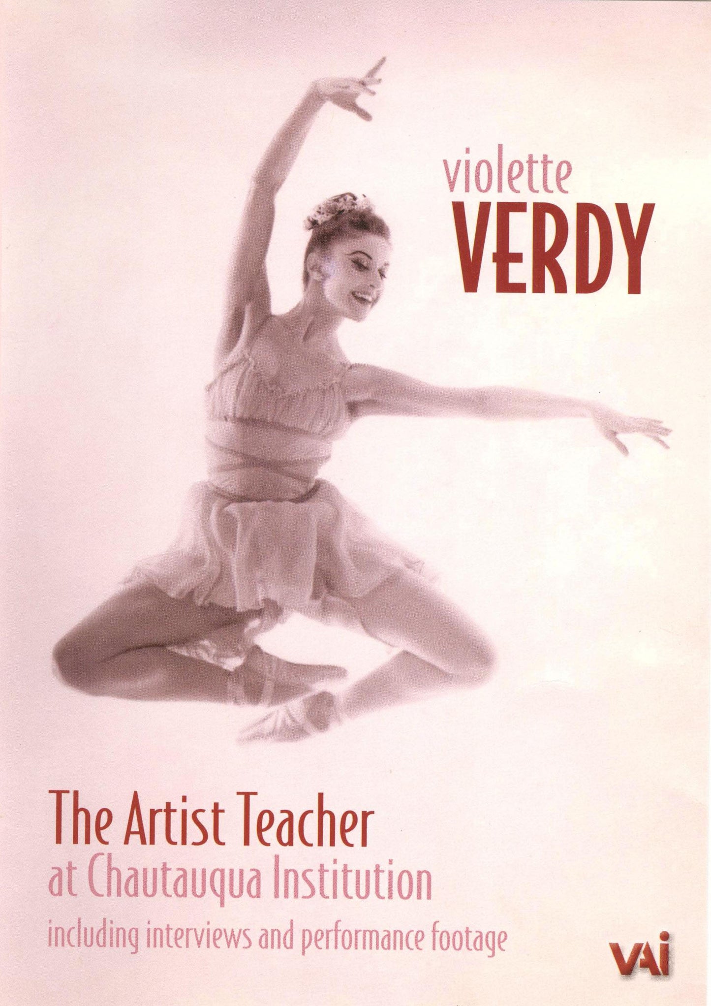 Violette Verdy - The Artist Teacher cover art