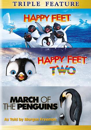Happy Feet/Happy Feet Two/March of the Penguins cover art