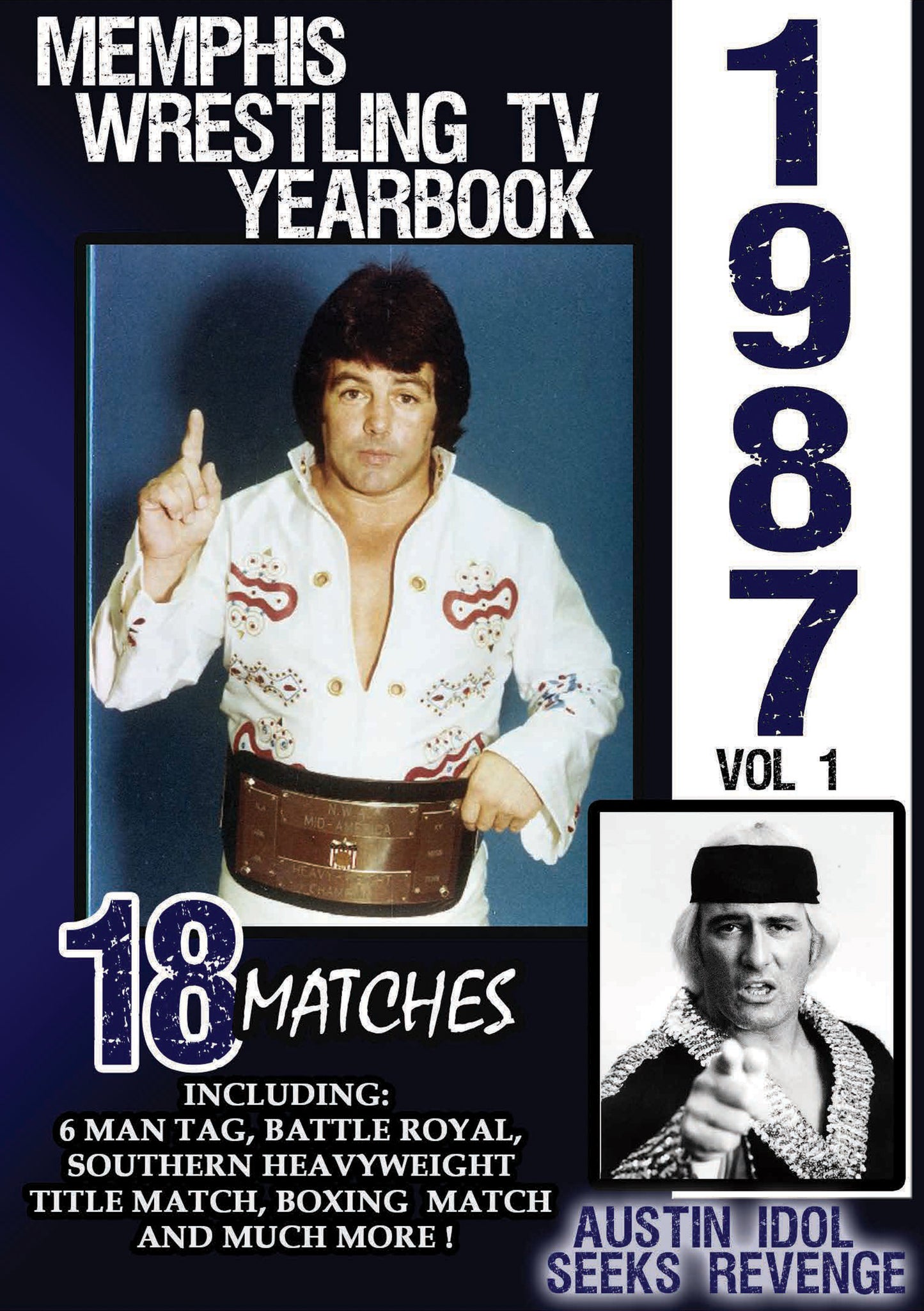 Memphis Wrestling TV Yearbook: 1987 - Vol. 1 cover art