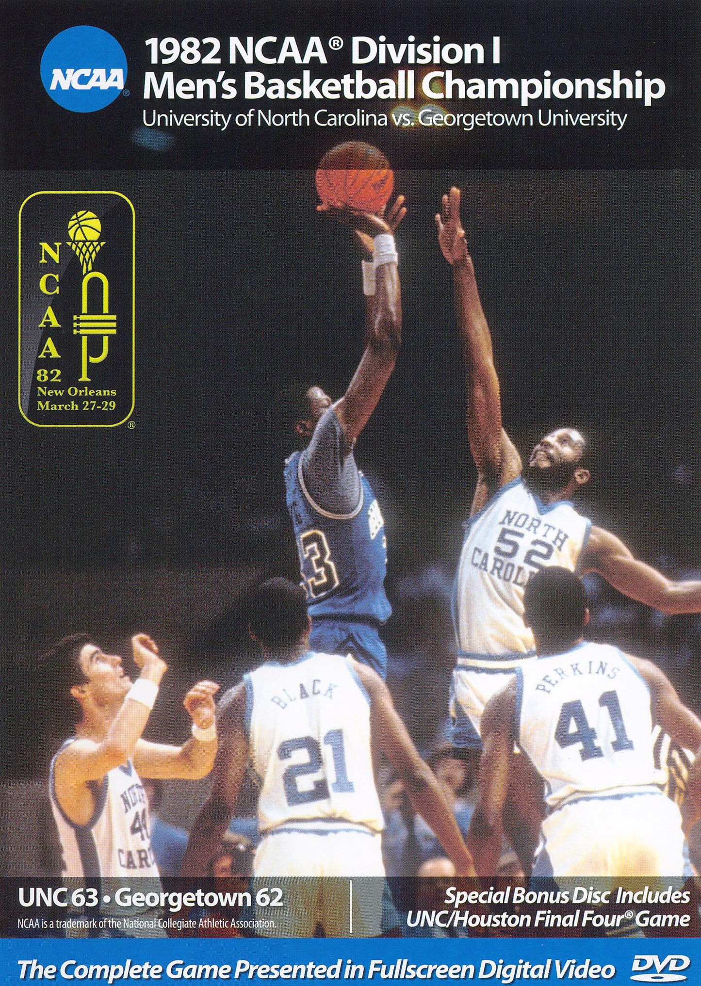 1982 North Carolina/Georgetown cover art