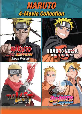 NARUTO: 4-MOVIE COLLECTION cover art