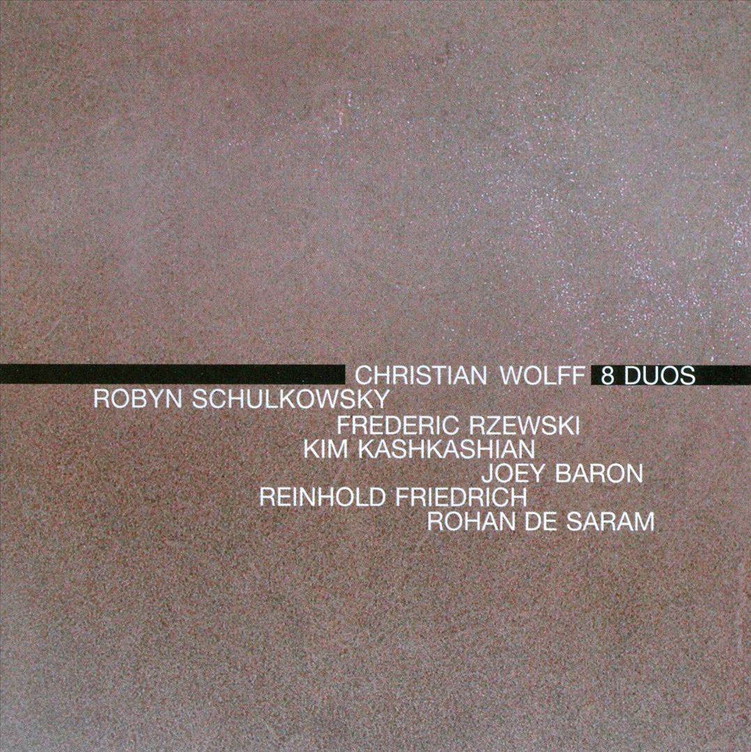 Christian Wolff: 8 Duos cover art