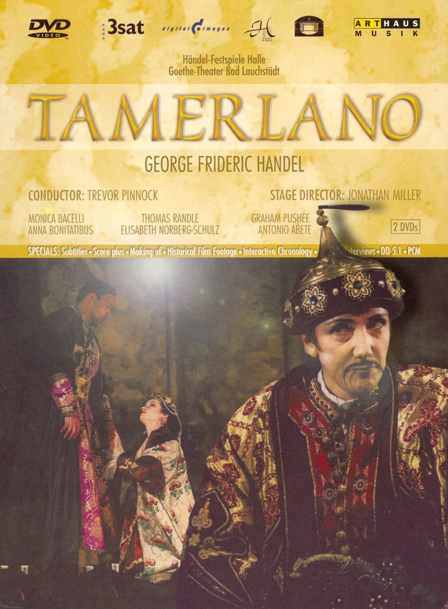Georg Friedrich Handel - Tamerlano (2 Dvd) cover art